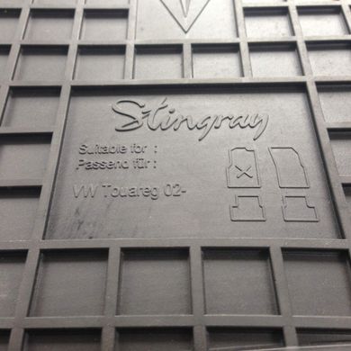Ковры салона резиновые Stingray Volkswagen Touareg тюнинг фото