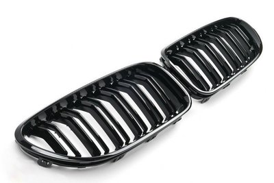 Решетка радиатора BMW 6 F06, F12, F13 стиль М6 черная глянцевая тюнинг фото