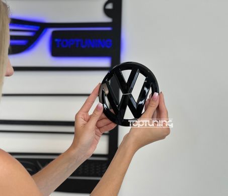 Комплект емблем фольксваген для VW Golf 6 , чорний глянець тюнінг фото