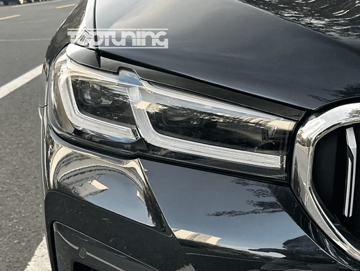 Накладки на фари, вії BMW 5 G30 / G31 (2021-2023) ABS-пластик тюнінг фото