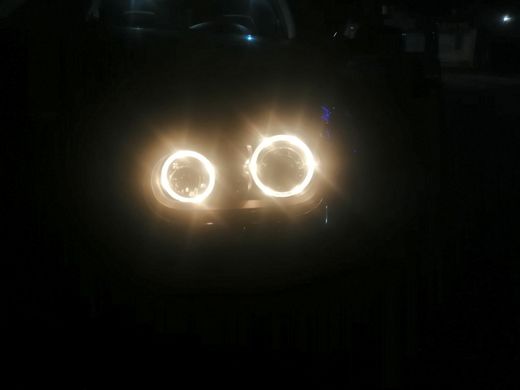 Оптика передняя, фары на VW Golf 4 тюнинг фото