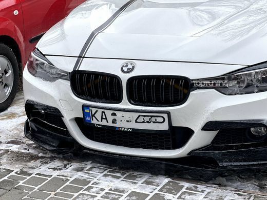 Накладки на протитуманки BMW F30/F31 М Sport чорний глянець тюнінг фото