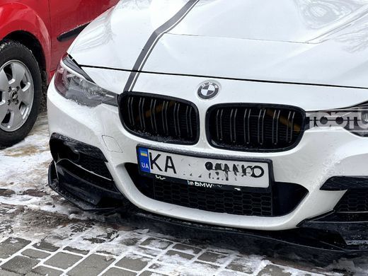 Накладки на протитуманки BMW F30/F31 М Sport чорний глянець тюнінг фото