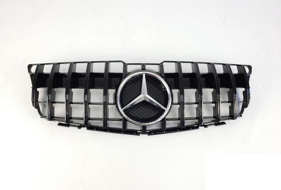 Решітка радіатора Mercedes X204 стиль GT Black (08-12 р.в.) тюнінг фото