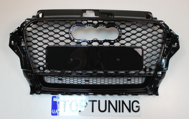 Решітка радіатора Audi A3 8V стиль RS3 + квадро (12-16 р.в.) тюнінг фото