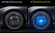 Подсветка на колеса с эмблемой Mazda (56 мм) тюнинг фото