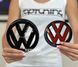 Комплект емблем фольксваген для VW Golf 6 , чорний глянець тюнінг фото