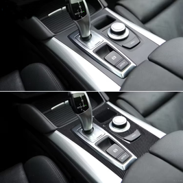 Накладка центральной панели салона BMW X5 E70 / X6 E71 E72 (07-09 г.в.) тюнинг фото