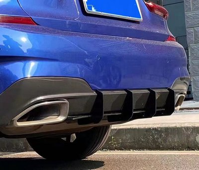Накладка заднего бампера BMW 3 G20 / G21 стиль DS (2018-...) тюнинг фото
