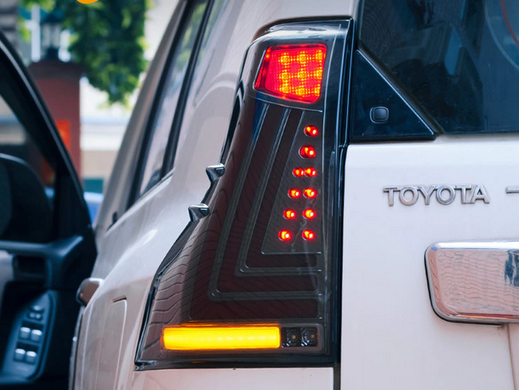 Оптика задняя, фонари Toyota Prado 150 Full Led дымчатые (09-17 г.в.) тюнинг фото