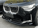 Накладка переднього бампера BMW X3 G45 MP 2025+ чорний глянець  тюнінг фото