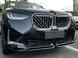 Накладка переднього бампера BMW X3 G45 MP 2025+ чорний глянець  тюнінг фото