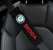 Накладки (чехлы) для ремня безопасности Skoda тюнинг фото
