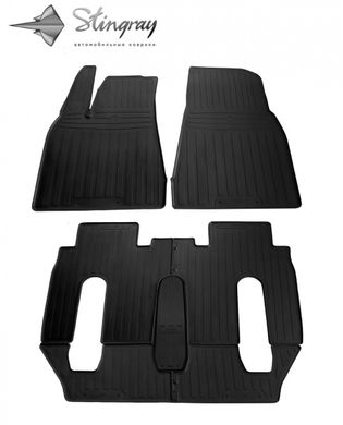Килимки в машину (7 шт) для Tesla Model X (6 Seats) (2015-...) тюнінг фото