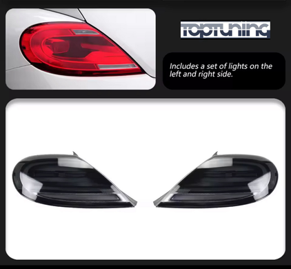 Оптика задня, ліхтарі VW Beetle Led димчасті (13-19 р.в.) тюнінг фото