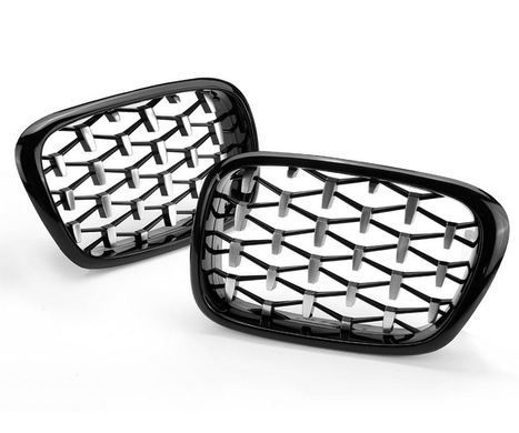 Решітка радіатора, ніздрі на BMW E39 стиль Diamond тюнінг фото