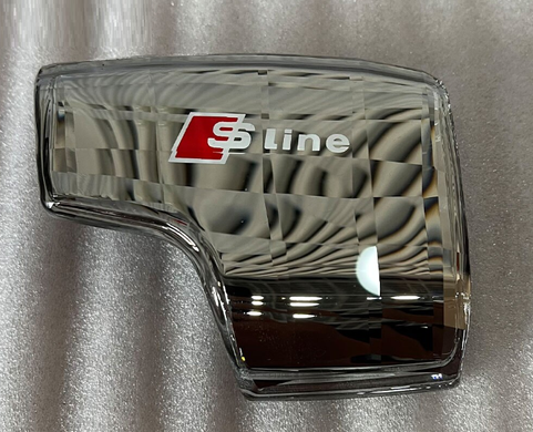 Ручка перемикання передач Audi A4 B9 A5 Q5 Q7 кришталь логотип S-Line тюнінг фото