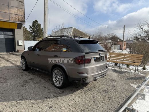 Cпойлер під скло задніх дверей BMW X5 E70 чорний глянець тюнінг фото