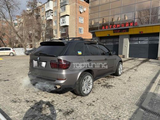 Cпойлер під скло задніх дверей BMW X5 E70 чорний глянець тюнінг фото