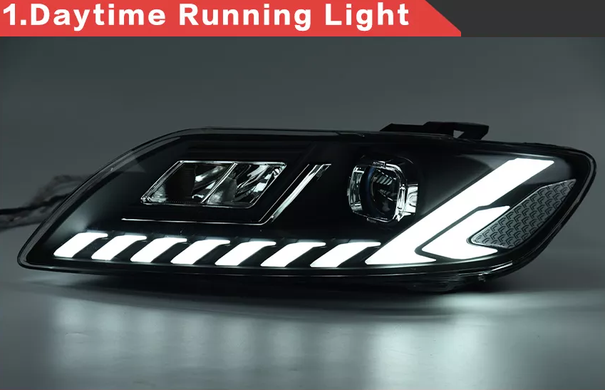 Оптика передняя, фары Audi Q7 Full LED (10-15 г.в.) тюнинг фото