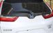 Накладка на заднюю дверь Honda CRV, под карбон (2017-...) тюнинг фото