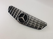 Решетка радиатора Mercedes W207 стиль GT, черная + хром (14-17 г.в.) тюнинг фото