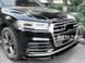 Накладка переднего бампера Audi Q5 S-Line (2017-2020) тюнинг фото