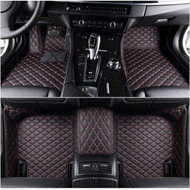 Килимки салону Audi A4 B8 замінник шкіри тюнінг фото
