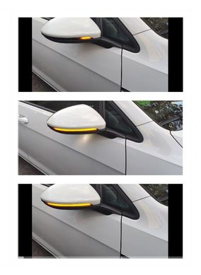 Динамические повторители поворотов VW Golf VII, Sportsvan, Touran II дымчатые тюнинг фото