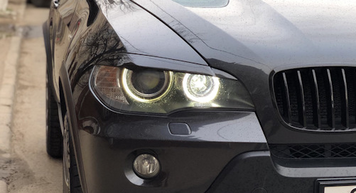 Реснички, накладки фар BMW Х5 E70 en тюнинг фото
