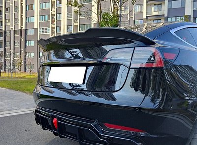 Спойлер Tesla Model Y стиль Balbe ABS-пластик (2020-...) тюнинг фото