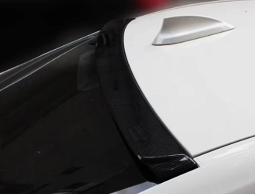 Бленда (козырек) заднего стекла BMW E90 черный глянцевый ABS-пластик тюнинг фото
