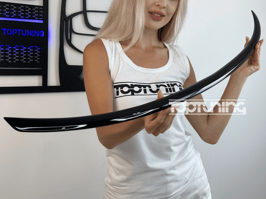 Спойлер багажника BMW G20 стиль Slim Design (Заводской дизайн) черный глянцевый ABS-пластик тюнинг фото