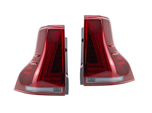 Оптика задня, ліхтарі Toyota Prado 150 червоні Full Led (09-17 р.в.) тюнінг фото