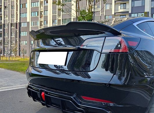 Спойлер Tesla Model Y стиль Performance Large ABS-пластик (2020-...) тюнинг фото