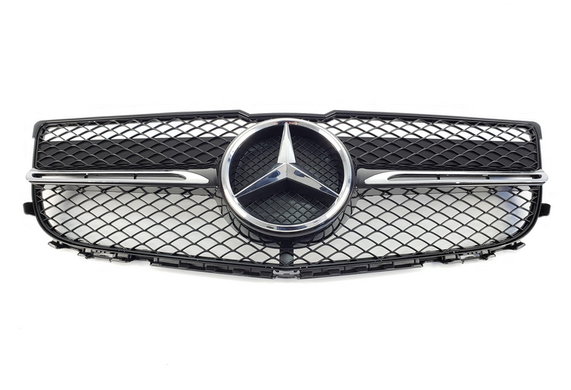 Решетка радиатора Mercedes X204 стиль AMG Black (12-15 г.в.) тюнинг фото