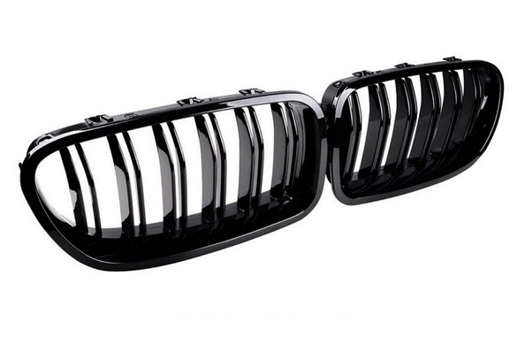 Решетка радиатора BMW E63 / E64 стиль М черная глянцевая тюнинг фото