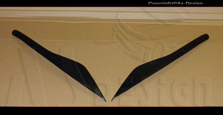Реснички на Форд Мондео МК4 в черном глянце тюнинг фото
