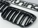 Решетка радиатора BMW X1 F48 М-стиль черная глянцевая (15-19 г.в.) тюнинг фото