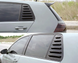 Накладки (зябра) на вікна задніх дверей VW Golf MK7 / MK7.5 чорні (12-18 р.в.) тюнінг фото