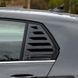 Накладки (жабры) на окна задних дверей VW Golf MK7 / MK7.5 черные (12-18 г.в.) тюнинг фото