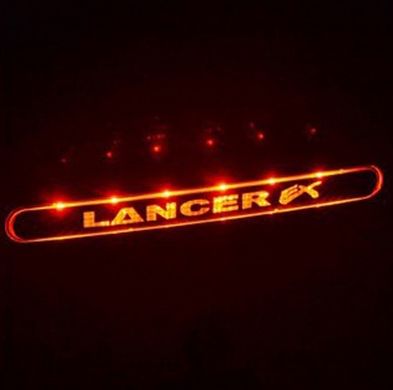 Наклейка на центральний стоп сигнал Mitsubishi Lancer 9 10 тюнінг фото