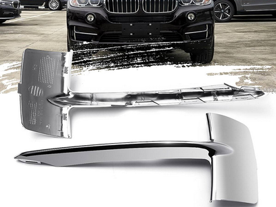 Хромированные накладки боковых решеток BMW X5 F15 тюнинг фото