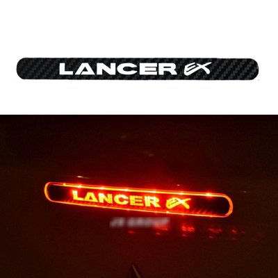 Наклейка на центральный стоп сигнал Mitsubishi Lancer 9 10 тюнинг фото