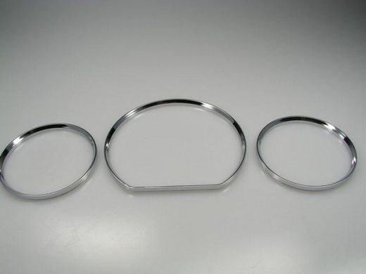 Кольца пластиковые на приборы Mercedes W210 (00-02 г.в.) тюнинг фото