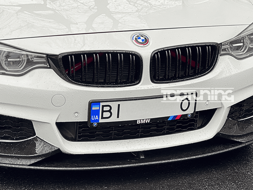 Решітка BMW 4 F32/F33/F36 стиль М4, чорний глянець тюнінг фото