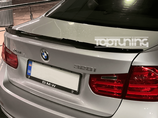Спойлер кришки багажника BMW 3 F30 стиль PSM (ABS-пластик) тюнінг фото