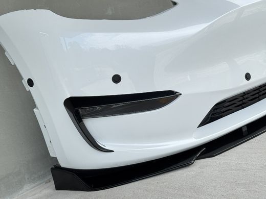 Бампер передний на Tesla Model Y Оригинал тюнинг фото