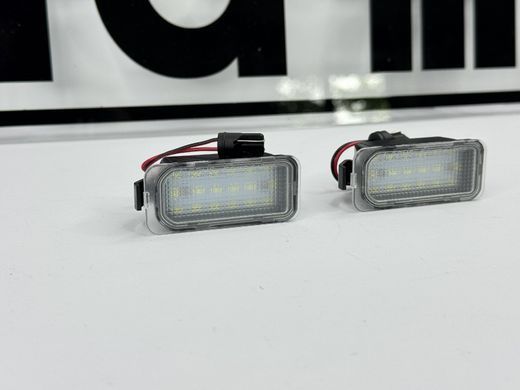 Подсветка номера Ford Fiesta / Focus/ Mondeo/ C-Max/ S-Max/ Galaxy тюнинг фото