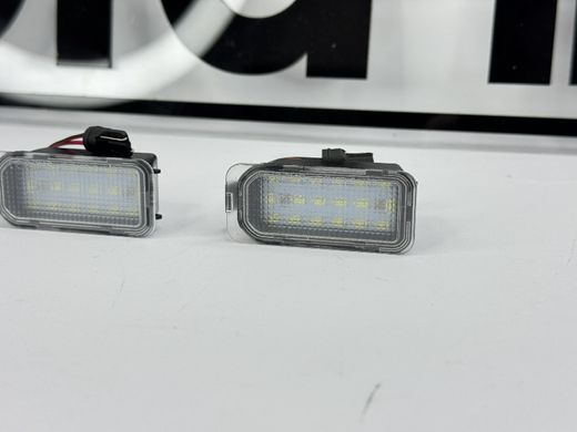 Подсветка номера Ford Fiesta / Focus/ Mondeo/ C-Max/ S-Max/ Galaxy тюнинг фото